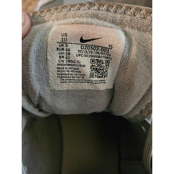 Nike Air Dynasty Varsity Baseball Turf "Wolf Grey" Size 10 #DZ0502-001 - Picture 6 of 6